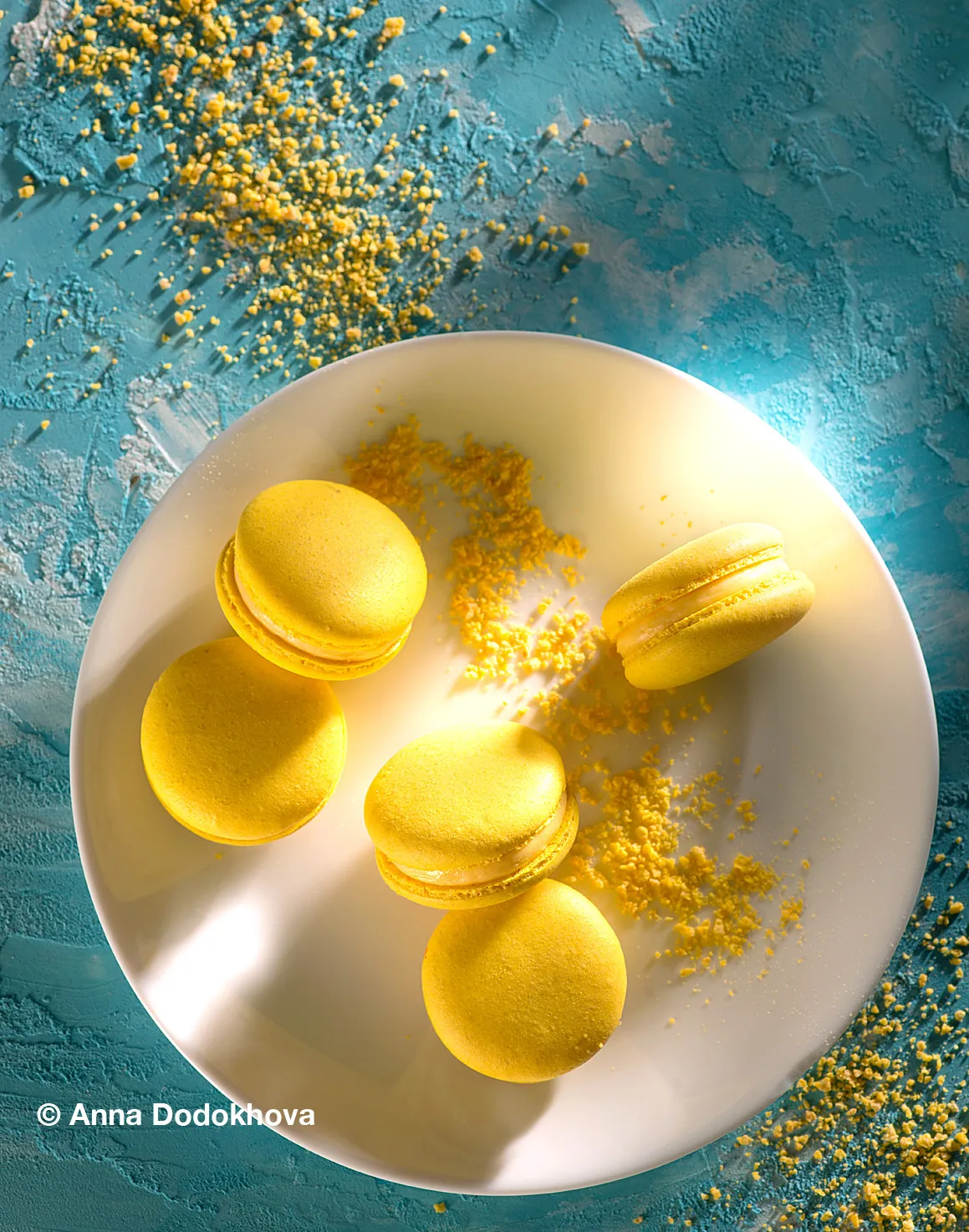 Фотосъёмка макарон кондитерской Jon Macaron. Фуд-фотограф, фуд-стилист Анна Додохова