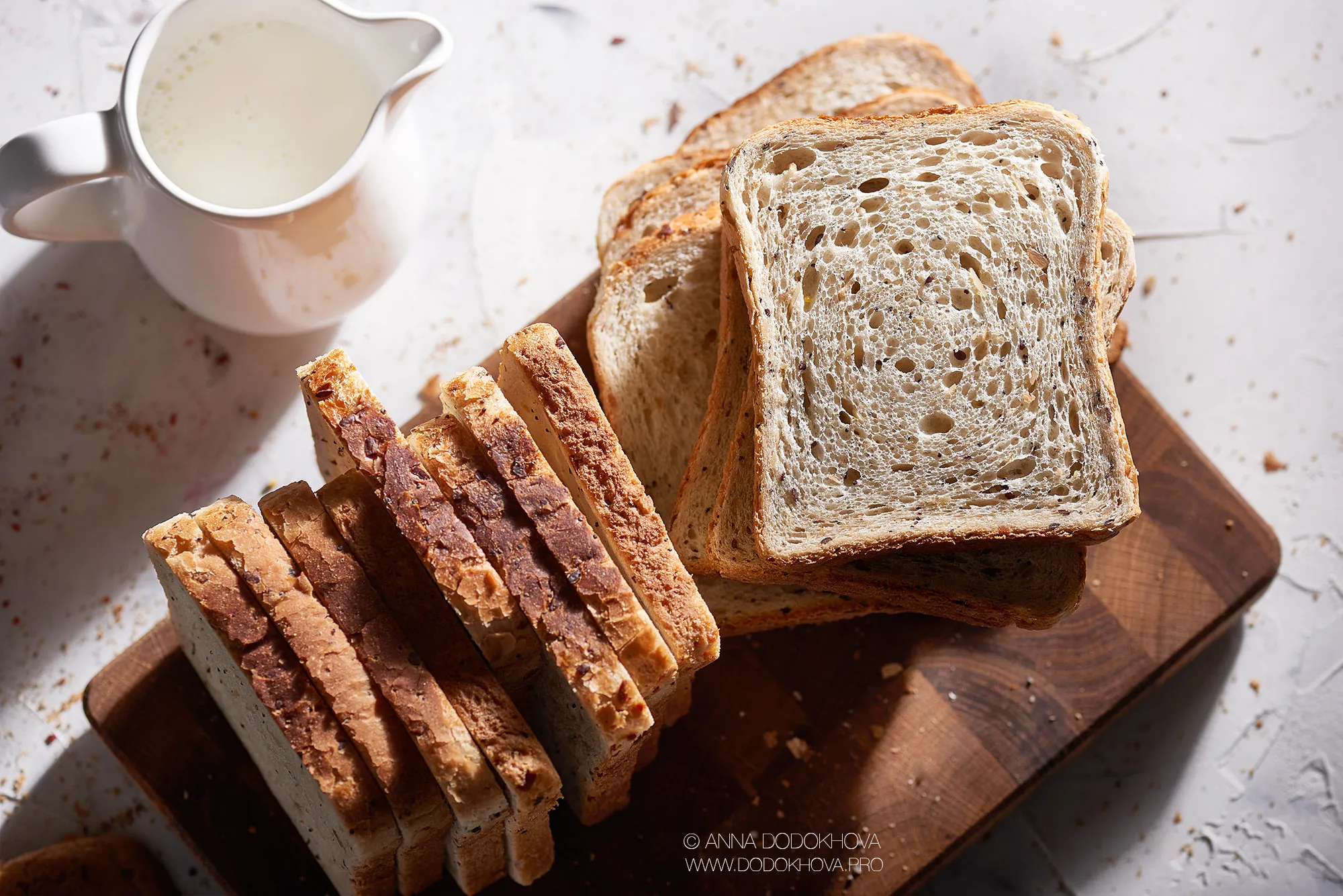 Фотосъёмка продукции компании Аютинский хлеб. Фуд-фотограф, фуд-стилист Анна Додохова