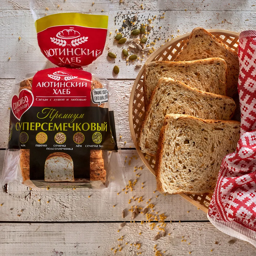 Фотосъёмка продукции компании Аютинский хлеб. Фуд-фотограф, фуд-стилист Анна Додохова