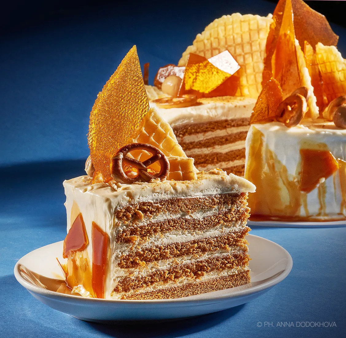 Фотосъёмка десертов кафе Le Brioche. Фуд-фотограф, фуд-стилист Анна Додохова