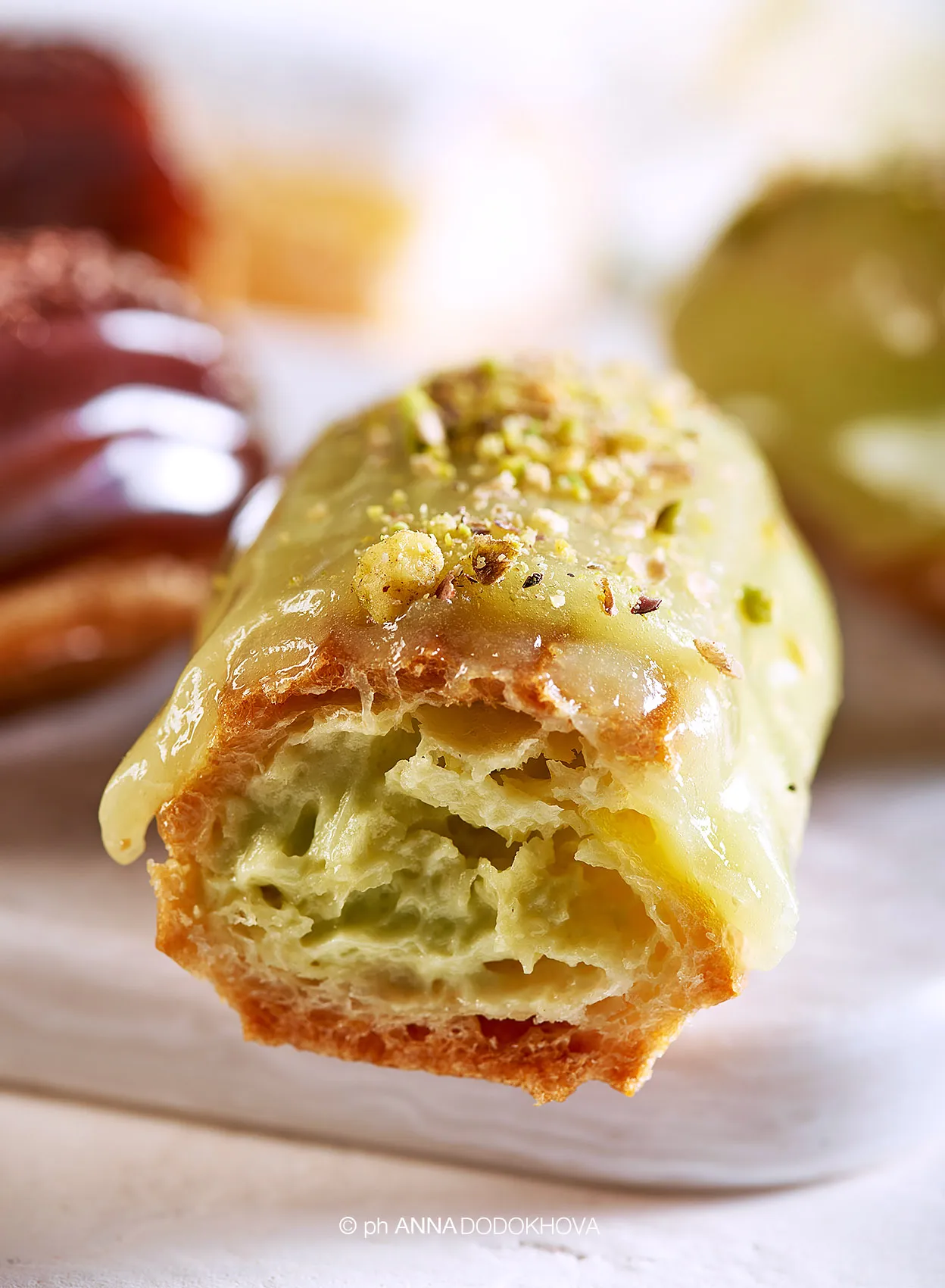 Фотосъёмка десертов кафе Le Brioche. Фуд-фотограф, фуд-стилист Анна Додохова