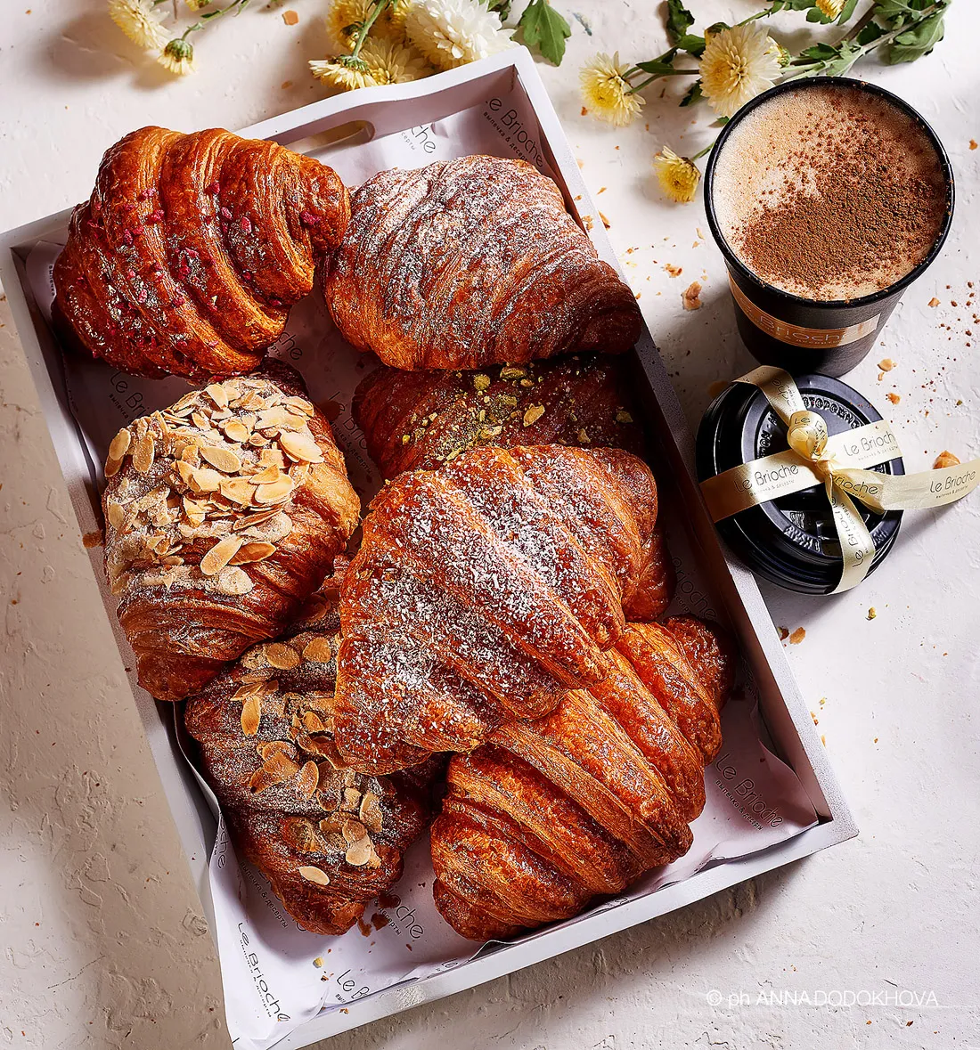 Фотосъёмка десертов кафе Le Brioche. Фуд-фотограф, фуд-стилист Анна Додохова