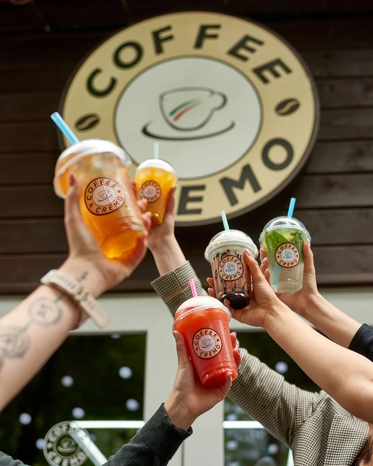 Фотосъёмка напитков и десертов Coffee Cremo. Фуд-фотограф, фуд-стилист Анна Додохова