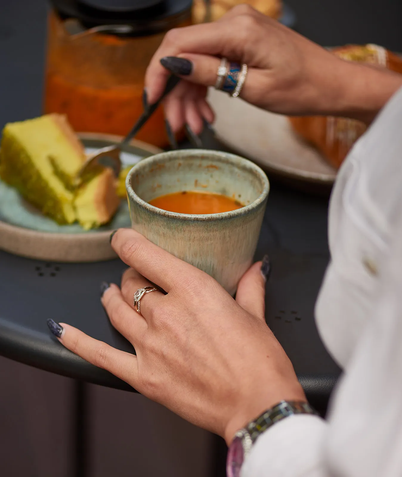 Фотосъёмка напитков и десертов Coffee Cremo. Фуд-фотограф, фуд-стилист Анна Додохова