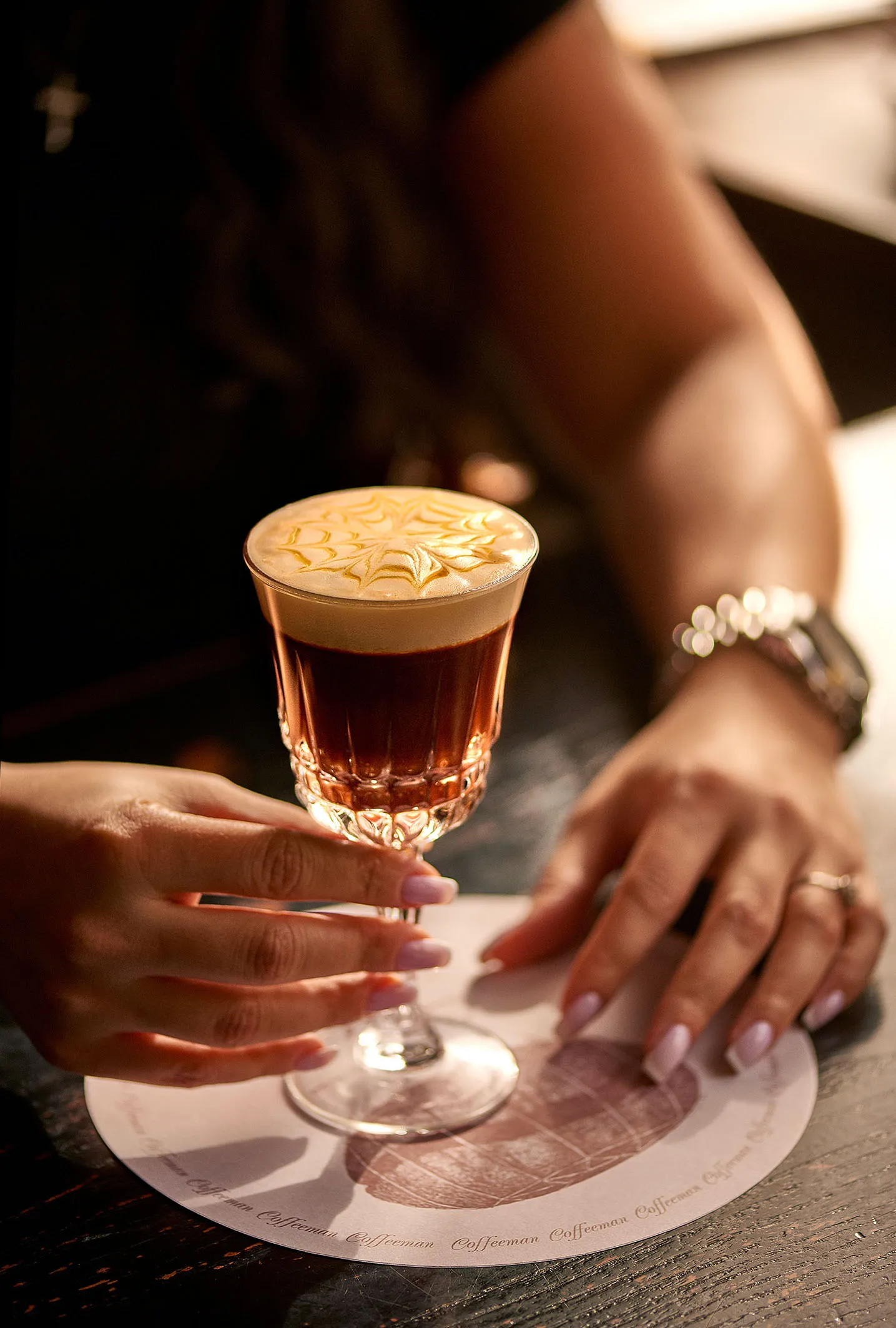 Фотосъёмка напитков, десертов и интерьера Coffeeman. Фуд-фотограф, фуд-стилист Анна Додохова