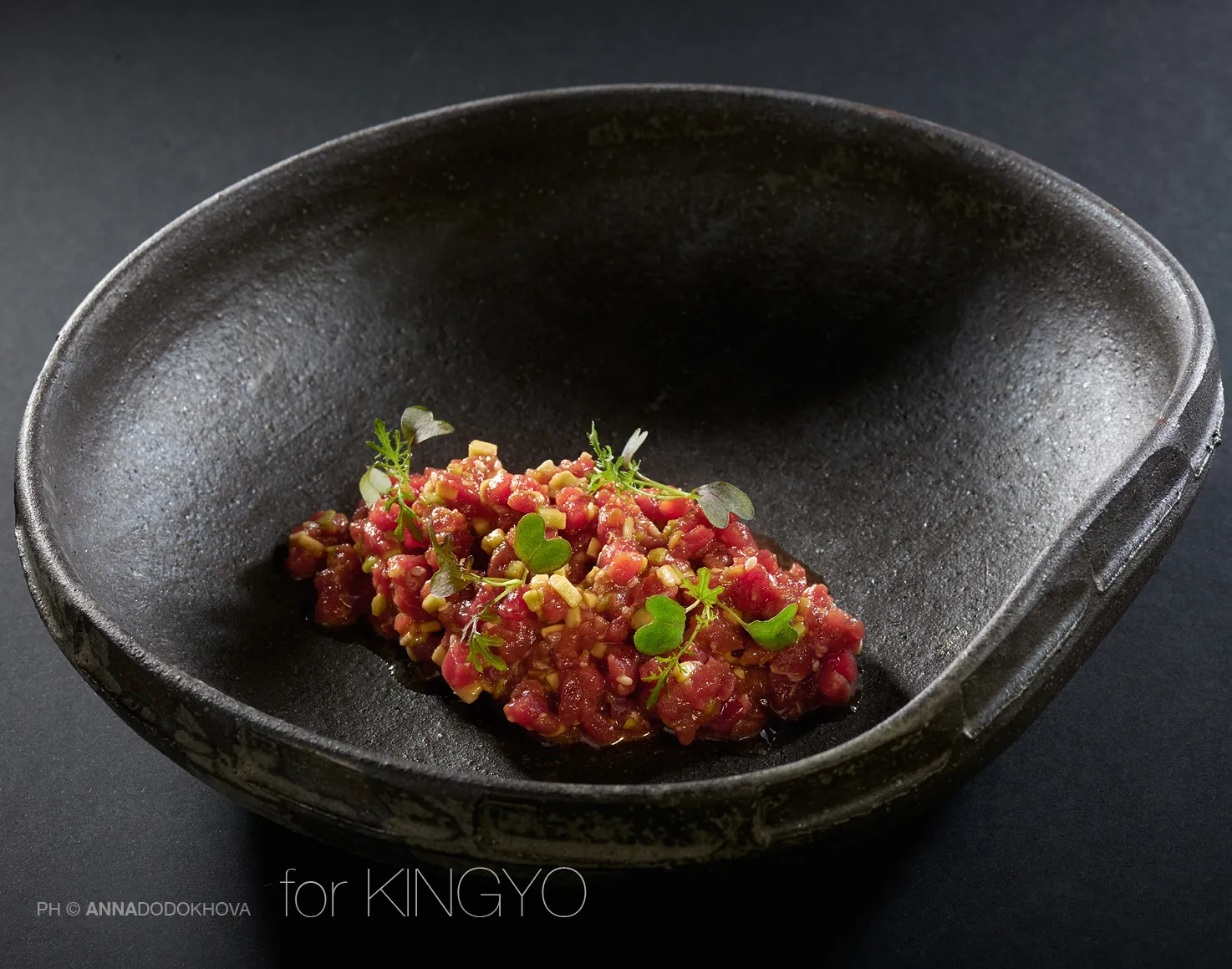 Фотосъёмка блюд ресторана японской кухни Kingyo. Фуд-фотограф, фуд-стилист Анна Додохова