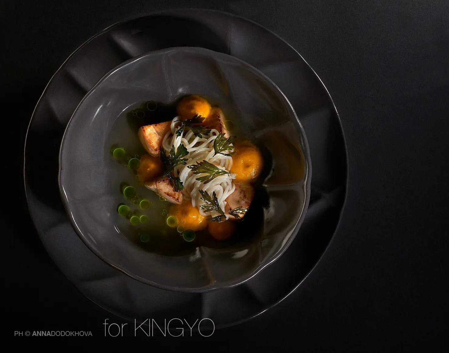 Фотосъёмка блюд ресторана японской кухни Kingyo. Фуд-фотограф, фуд-стилист Анна Додохова