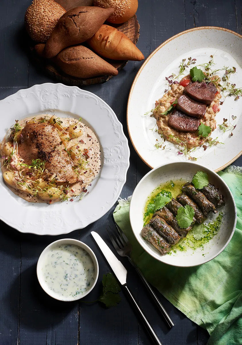 Фотосъёмка блюд и напитков ресторана русской кухни Samovar. Фуд-фотограф, фуд-стилист Анна Додохова